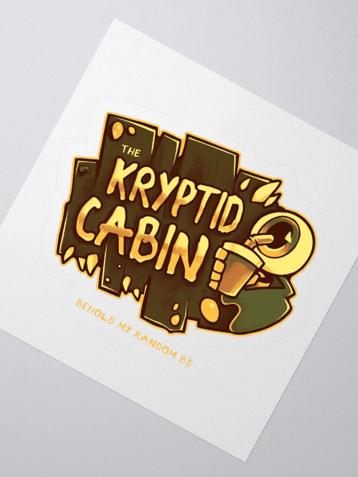 The Kryptid Cabin Kiss Cut Sticker product image (2)