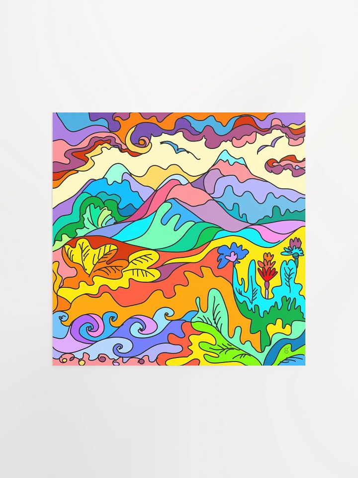 Whimsical Wonderland Poster - Paradise Landscapes No. 1 product image (1)