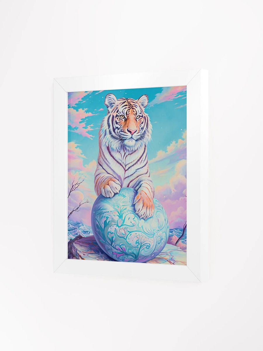 Majestic Tiger Globe Matte Poster product image (3)