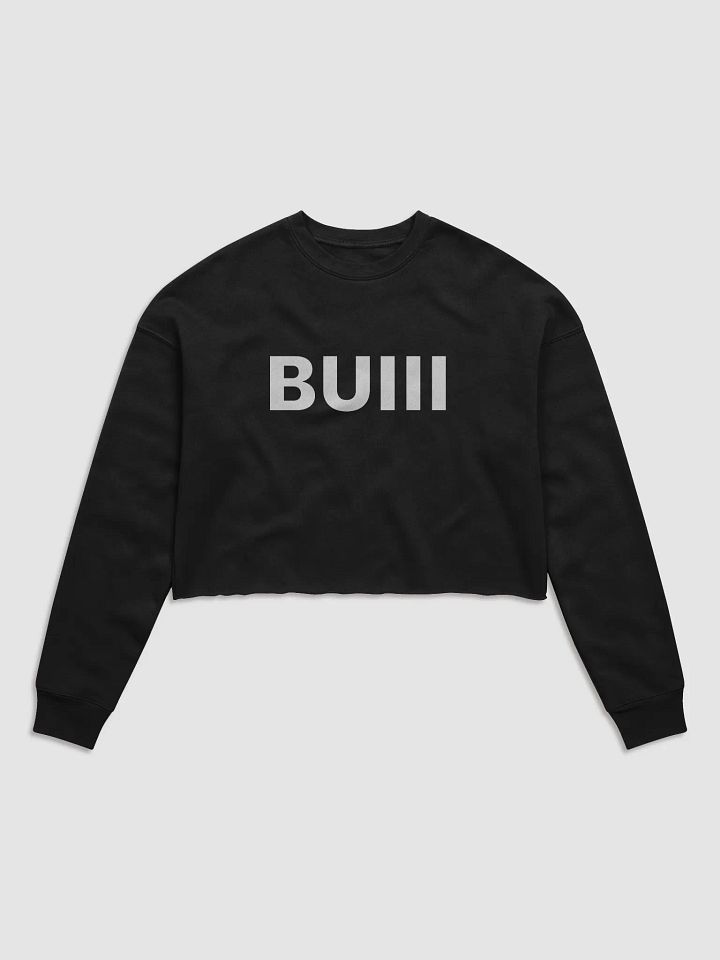 BUIII Originals Logo Women's Fleece Crop Sweatshirt product image (1)