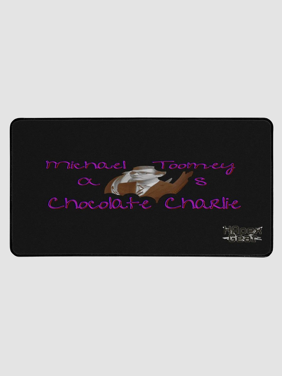 Michael Toomey As Chocolate Charlie 01 - Black - Desk Mat 15.5