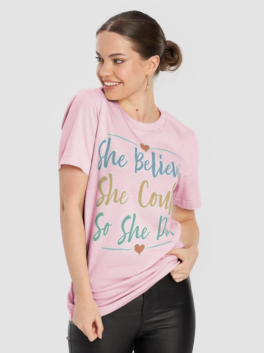 She Believed She Could So She Did T-shirt product image (7)
