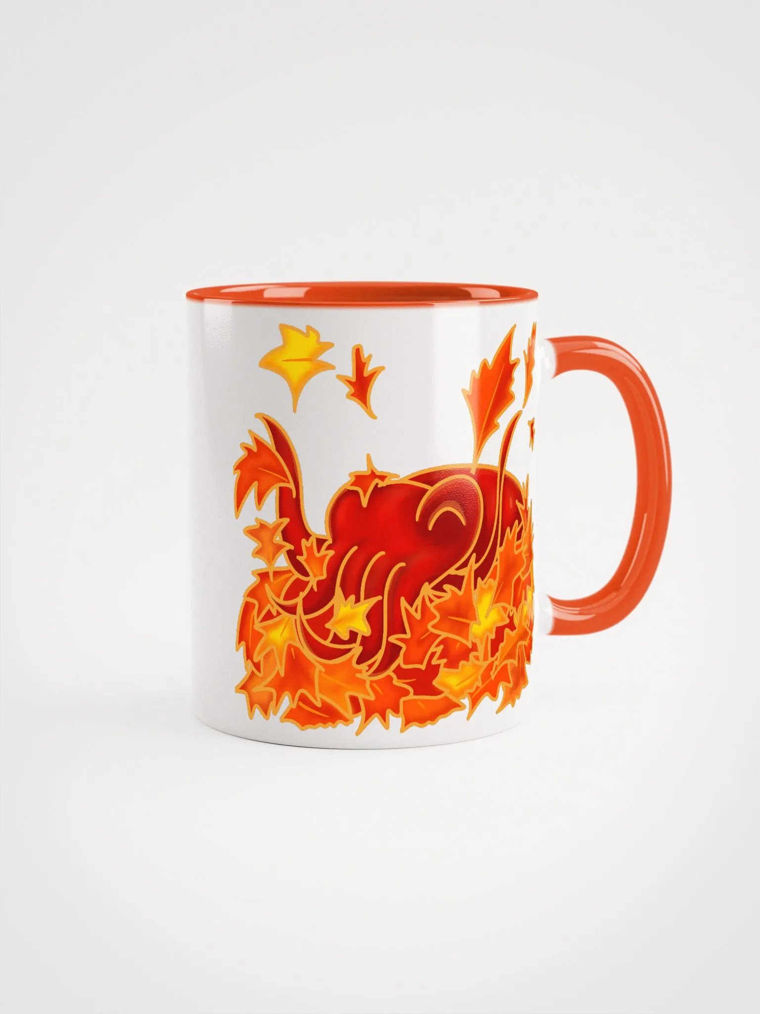 Leafpile Cuttle double sided- color mug product image (31)