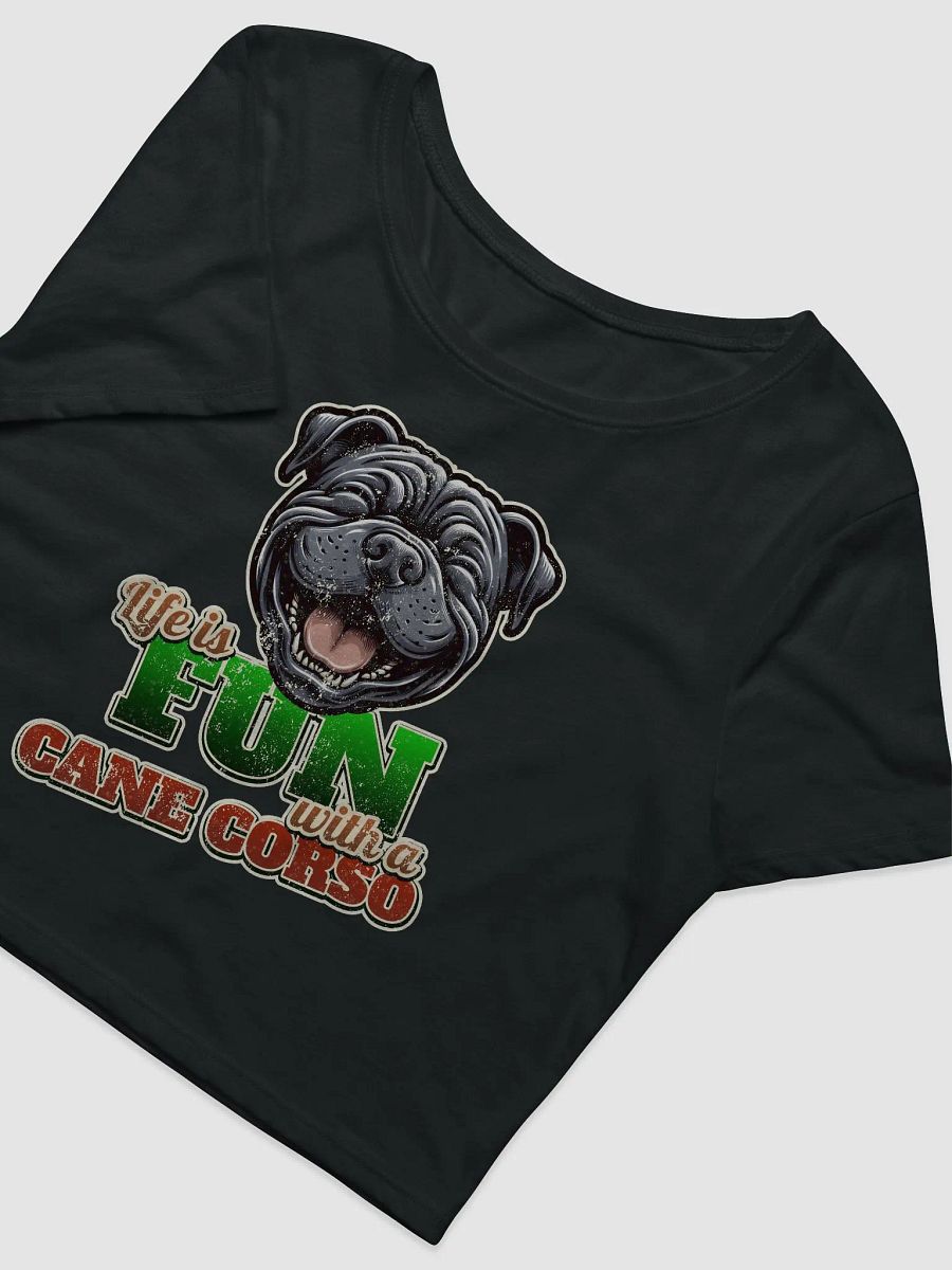 Smiling Cane Corso Women's Crop Tee product image (8)