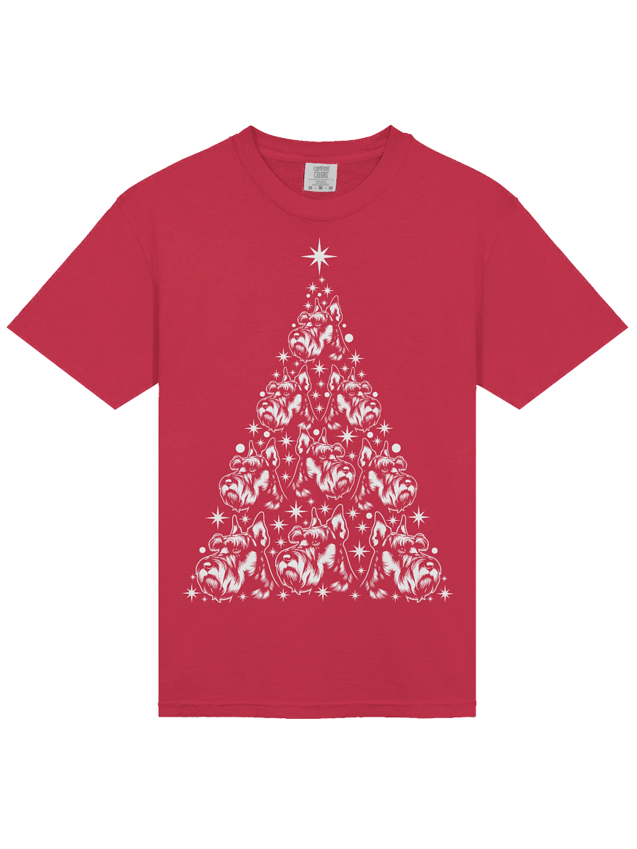 Standard Schnauzer Christmas Tree T-Shirt product image (33)