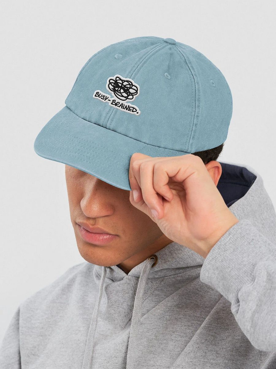 BUSY-BRAINED Vintage Dad Hat (bubble design) product image (6)