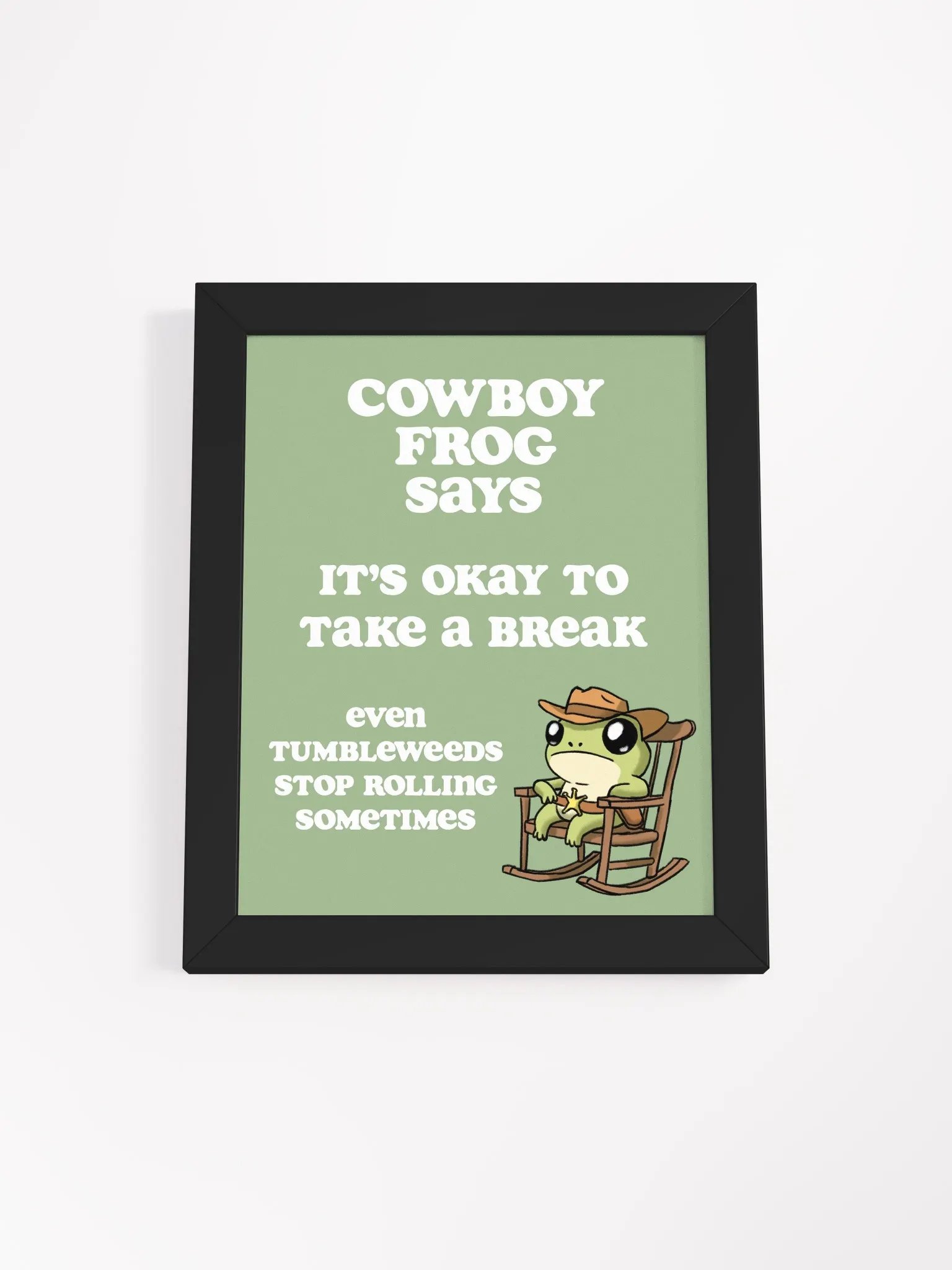 Cowboy Frog - Tumbleweeds Poster product image (7)