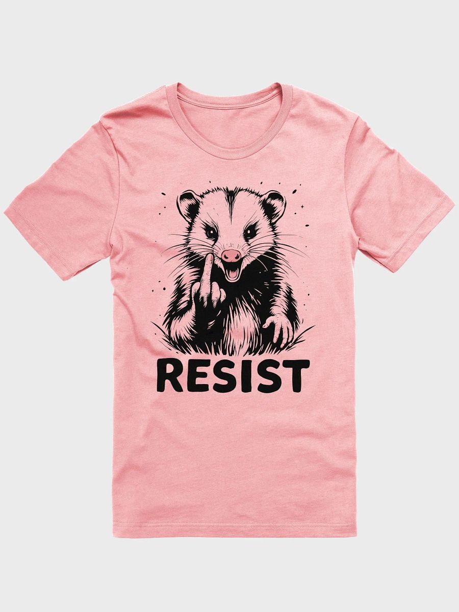 Resist Fight Fascism Angry Opossum Middle Finger Anti Trump Anti Maga Anti Musk Pro Liberal T Shirt product image (42)