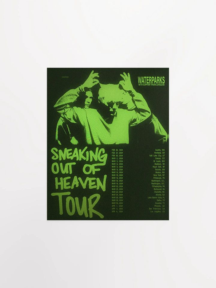 SOOH TOUR POSTER GREEN product image (1)