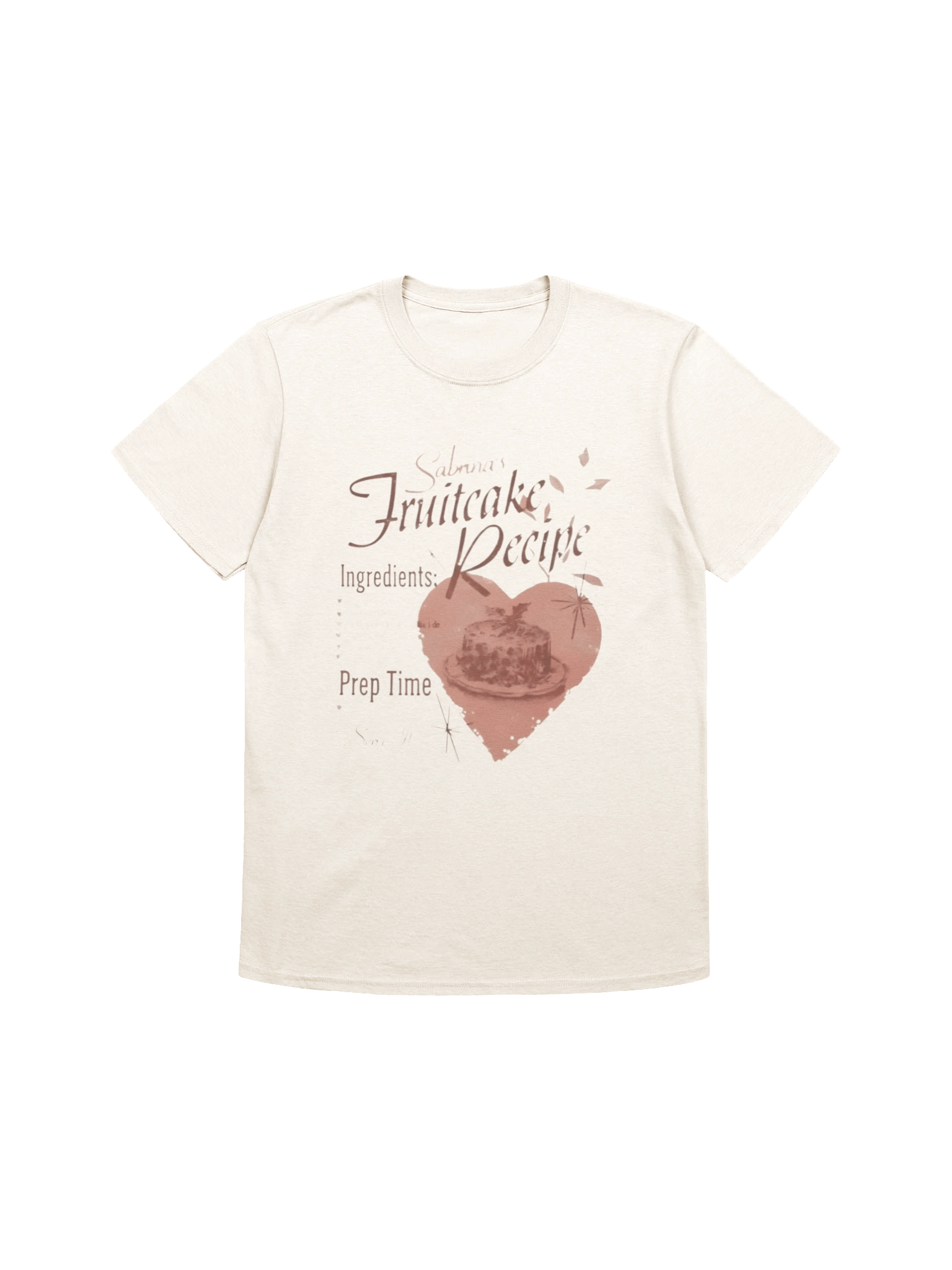 Sabrina Carpenter Fruitcake Recipe Shirt product image (1)