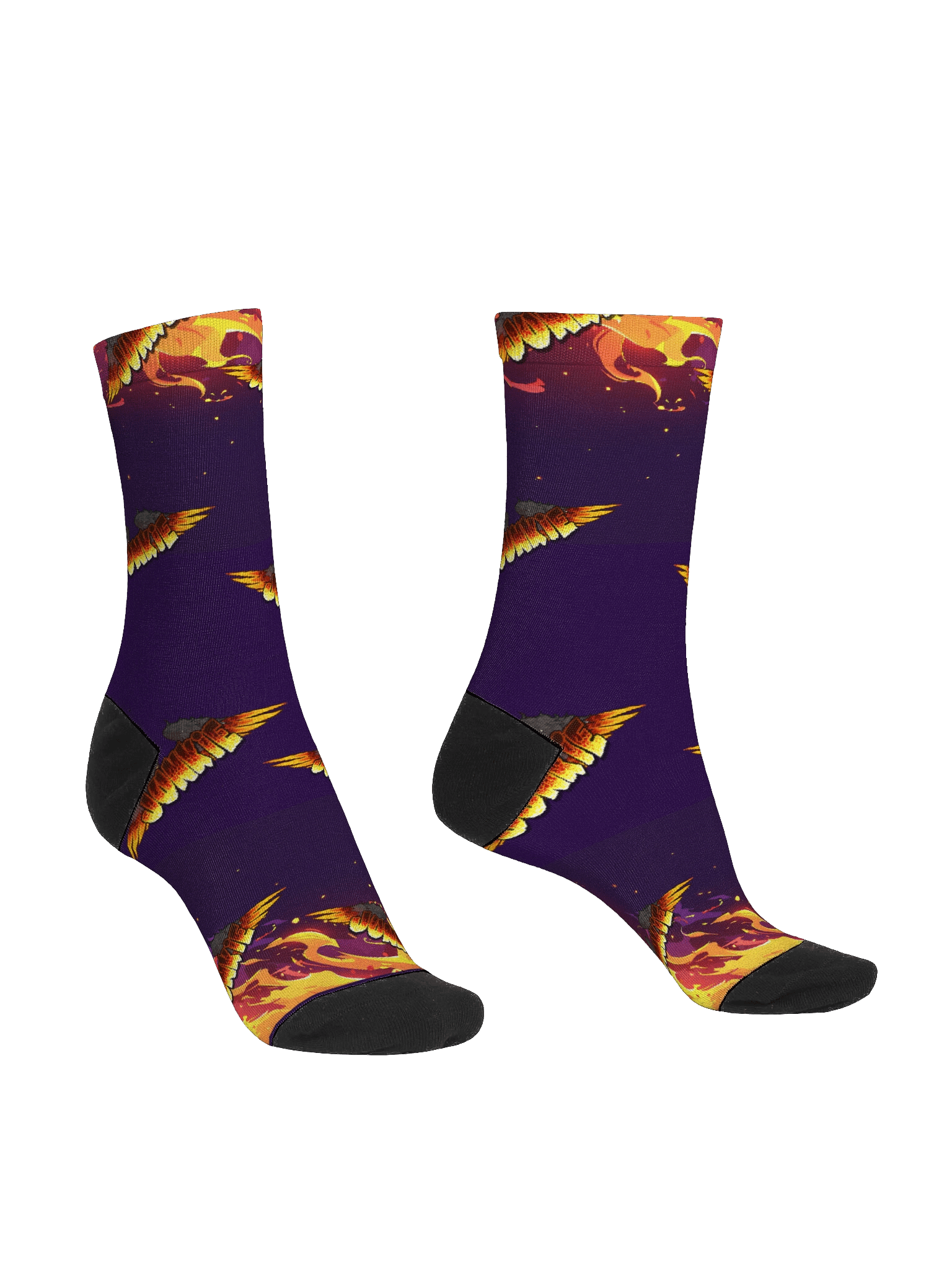 “Inferno Flow” – Junkie Project Socks product image (3)