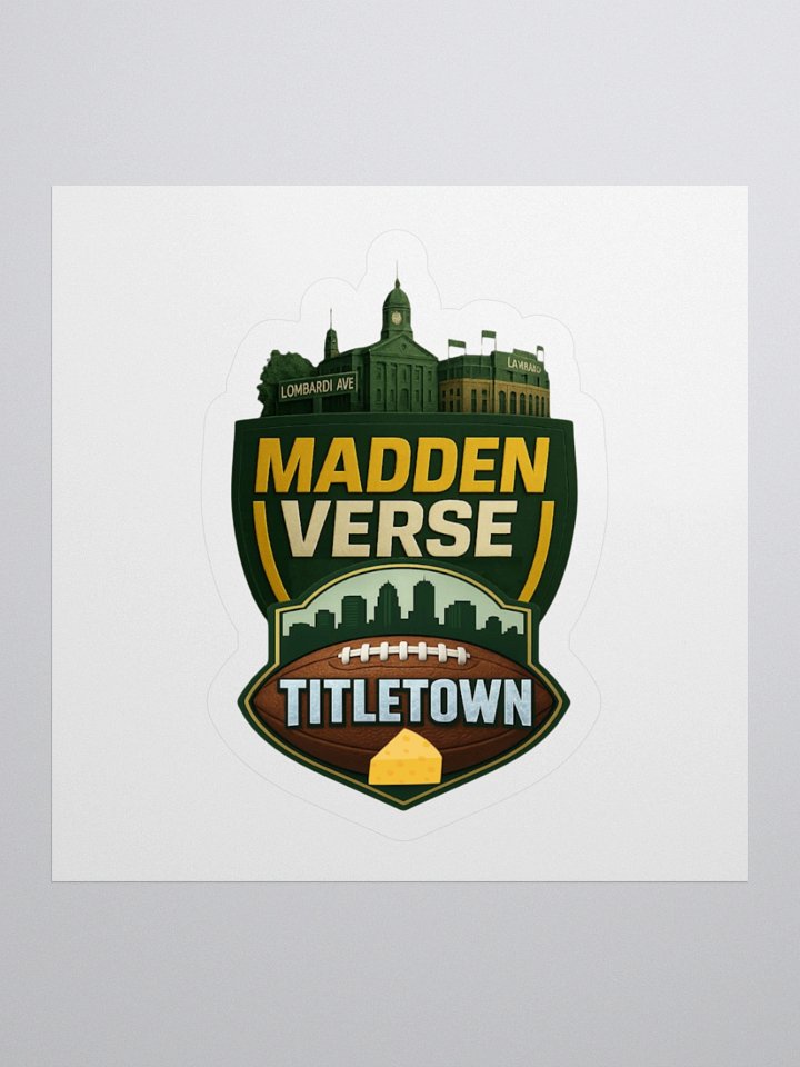 TITLETOWN CHEESEHEAD STICKER product image (1)