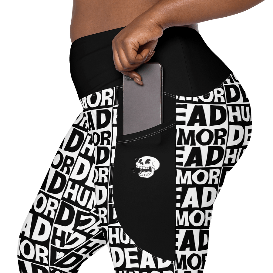 Checkerprint Crossover Leggings product image (8)