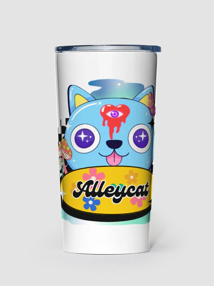 Psychedelic Alleycat Stainless Steel Tumbler product image (1)