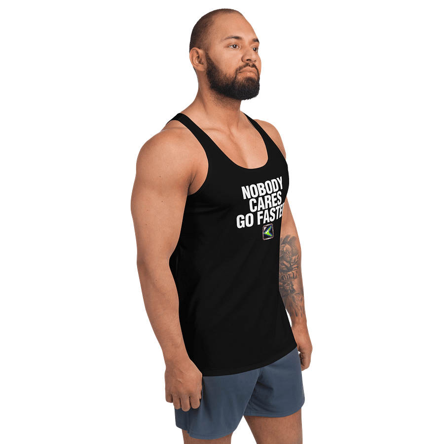Nobody Cares Go Faster Polyester Tanktop product image (3)