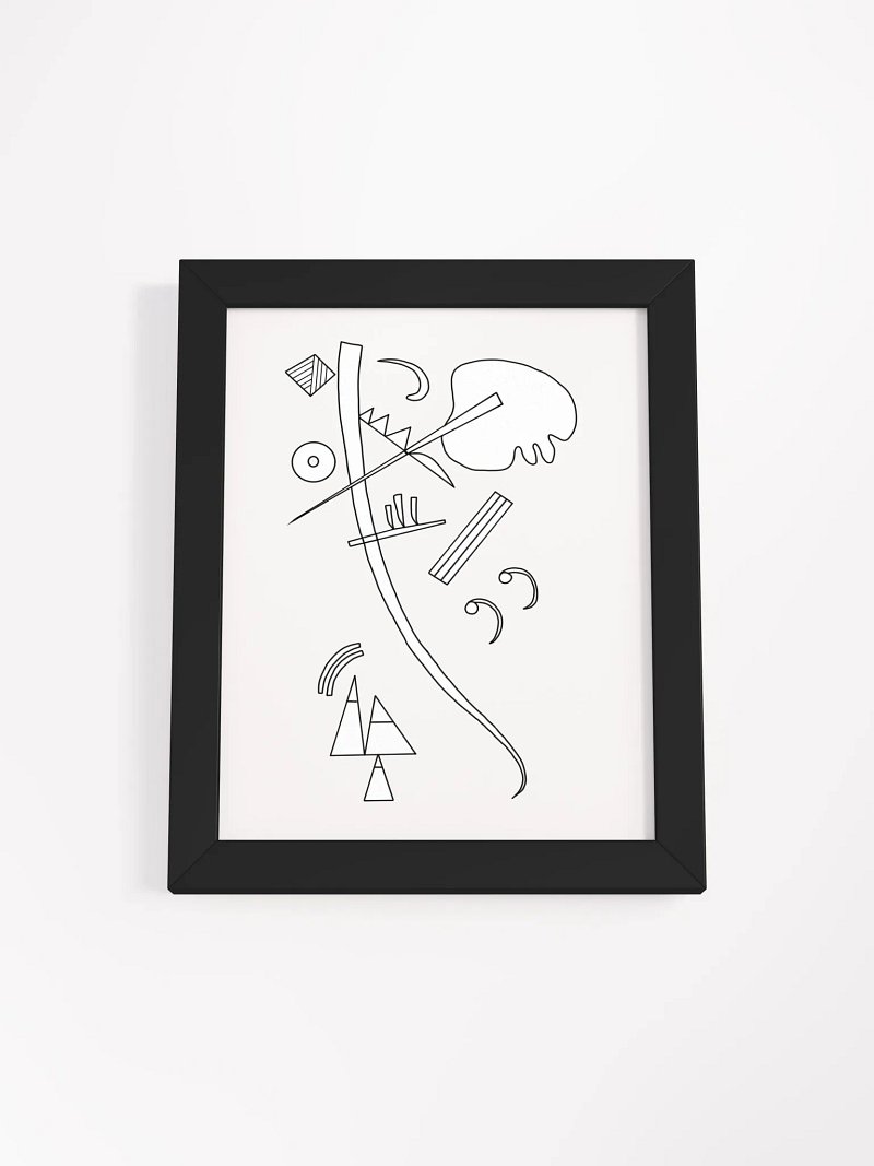 Color-Your-Own Kandinsky's Framed Poster!