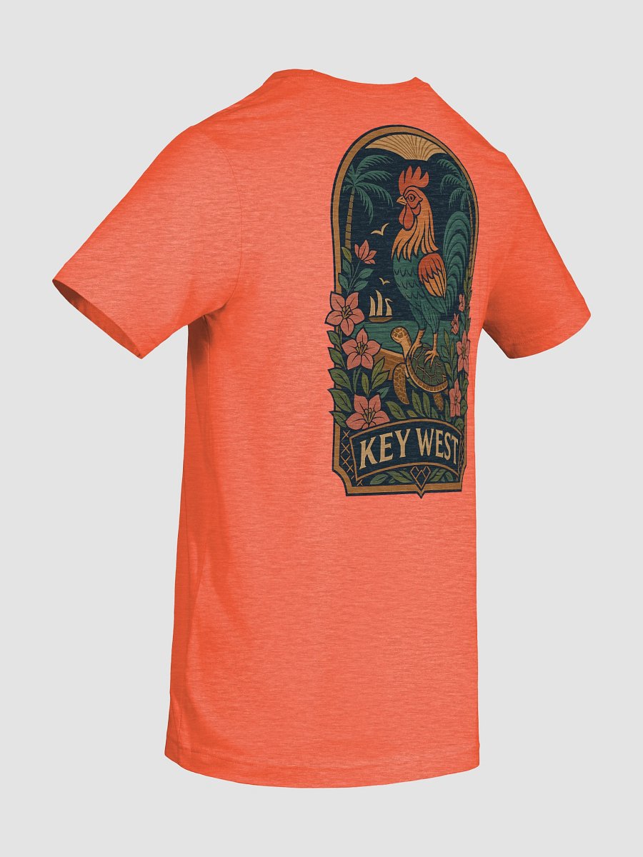 Key West Tropical T-Shirt Ultra Soft Tee with Rooster product image (10)
