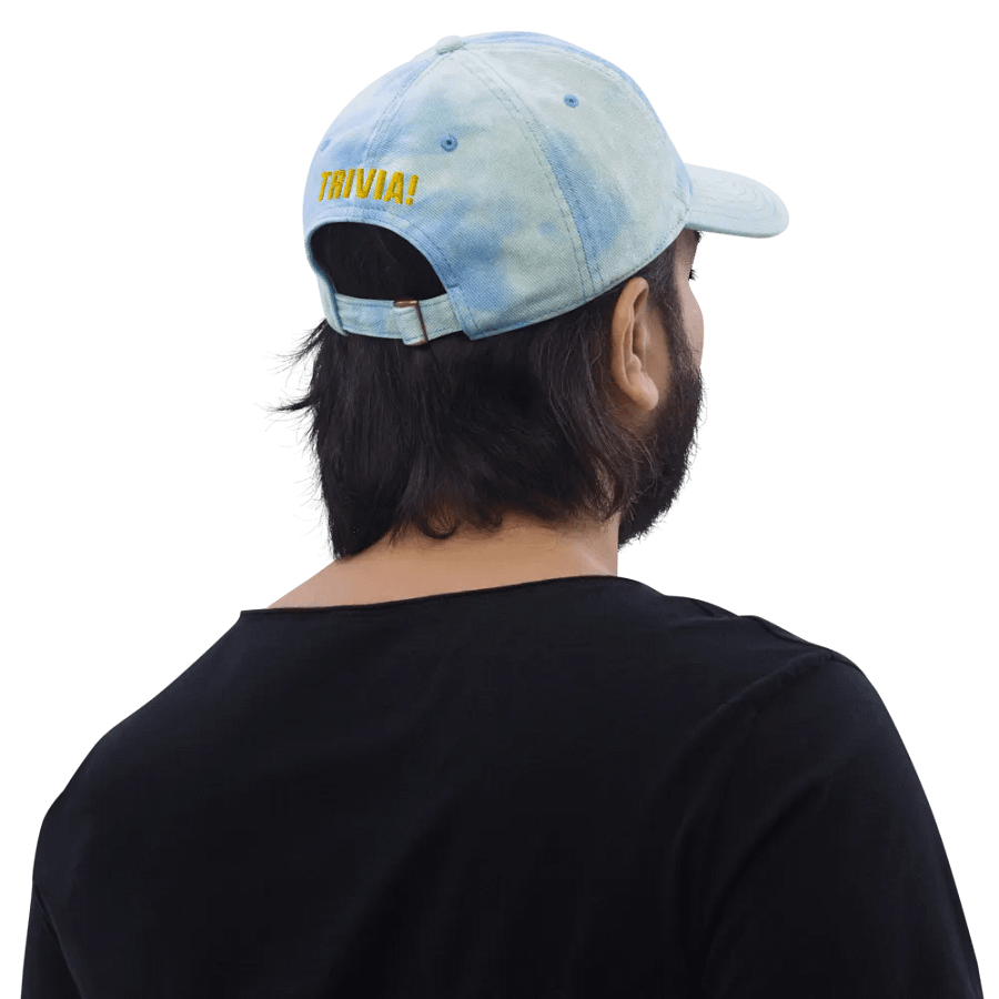Tie Dye Bus One Trivia Hat product image (3)