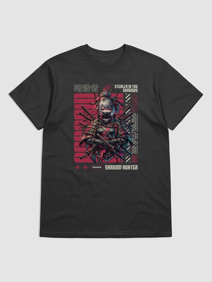 Shadow Hunter: Futuristic Samurai Gaming T-Shirt product image (1)