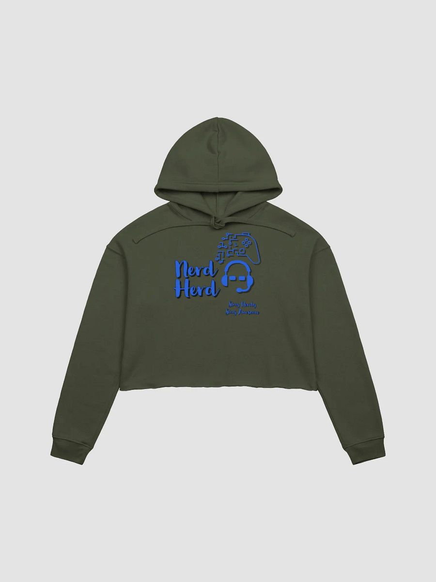 Nerd Herd Fleece Crop Hoodie product image (2)
