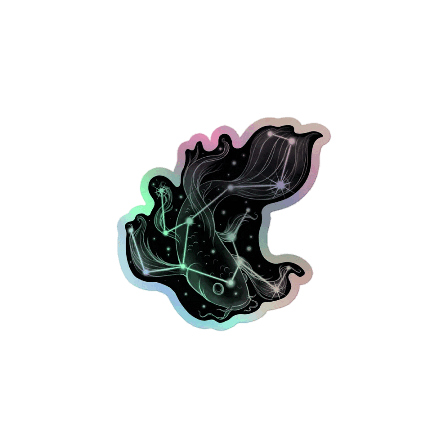 Galaxy Koi - Holographic Sticker product image (4)