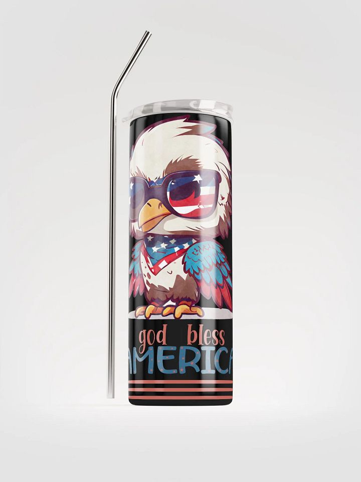 Patriotic Eagle Stainless Steel Tumbler product image (1)