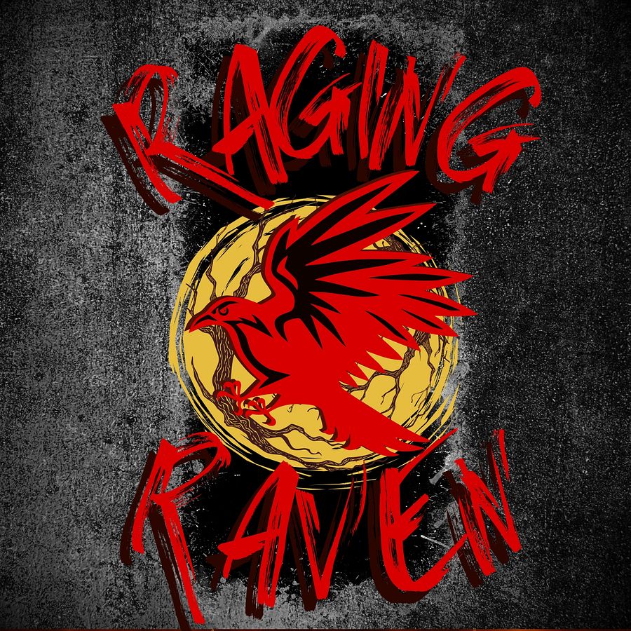 Raging Raven Logo Sticker product image (1)