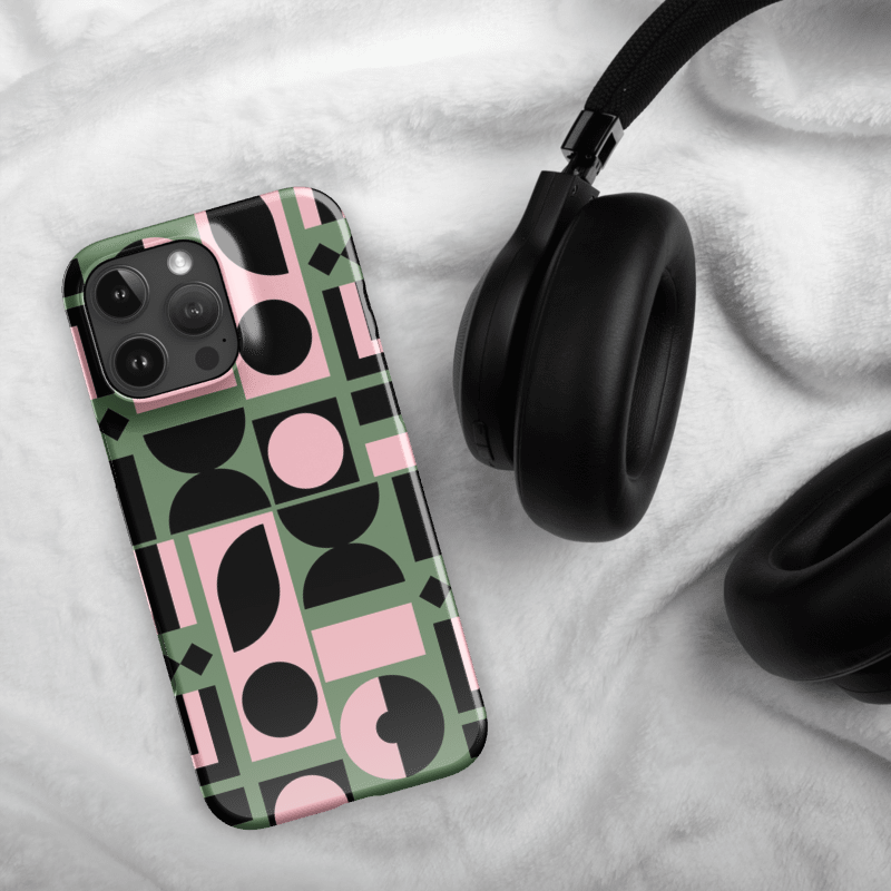Geometric Harmony iPhone® Snap Case – Slim, Stylish & Protective product image (1)