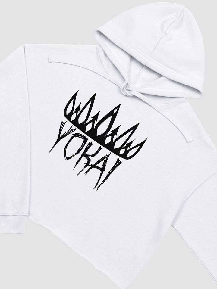 Yokai Queen (Large Black Logo) - Cropped Sweatshirt product image (2)