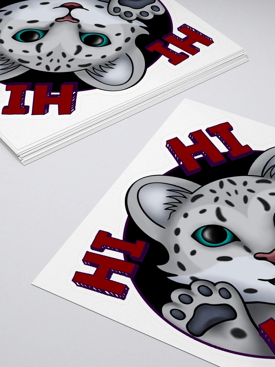 Snow Meow Hi Sticker product image (10)