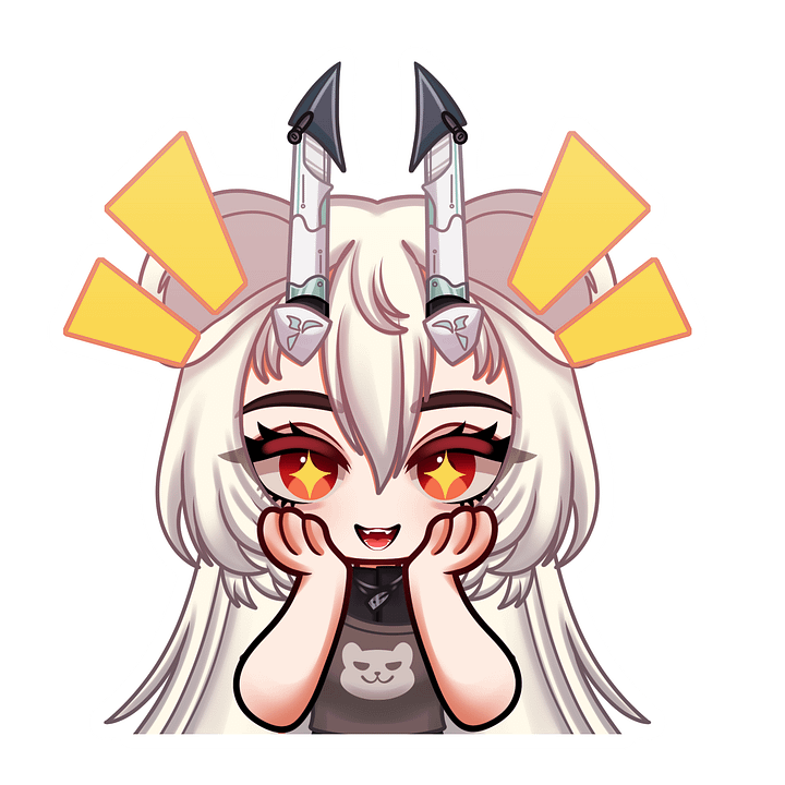 Lily Star Eyed Sticker product image (1)