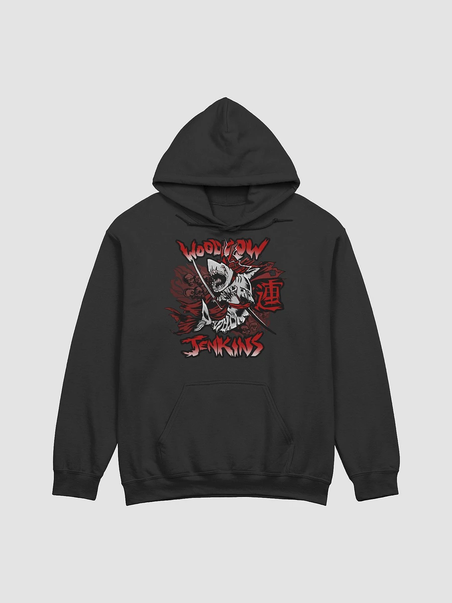 Samurai Shark Black Hoodie product image (1)