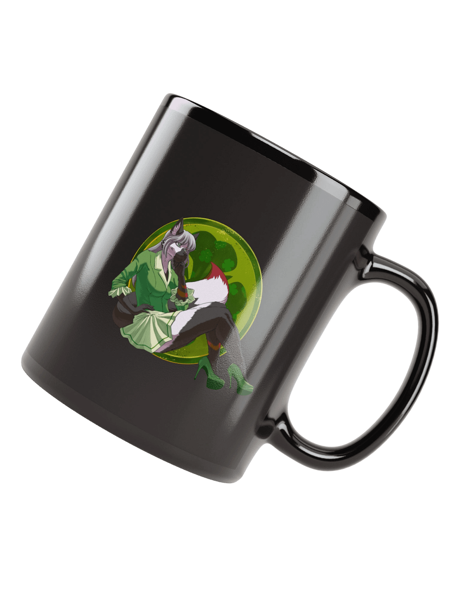 Raine Irish Pinup Chrome Mug (Black) product image (7)