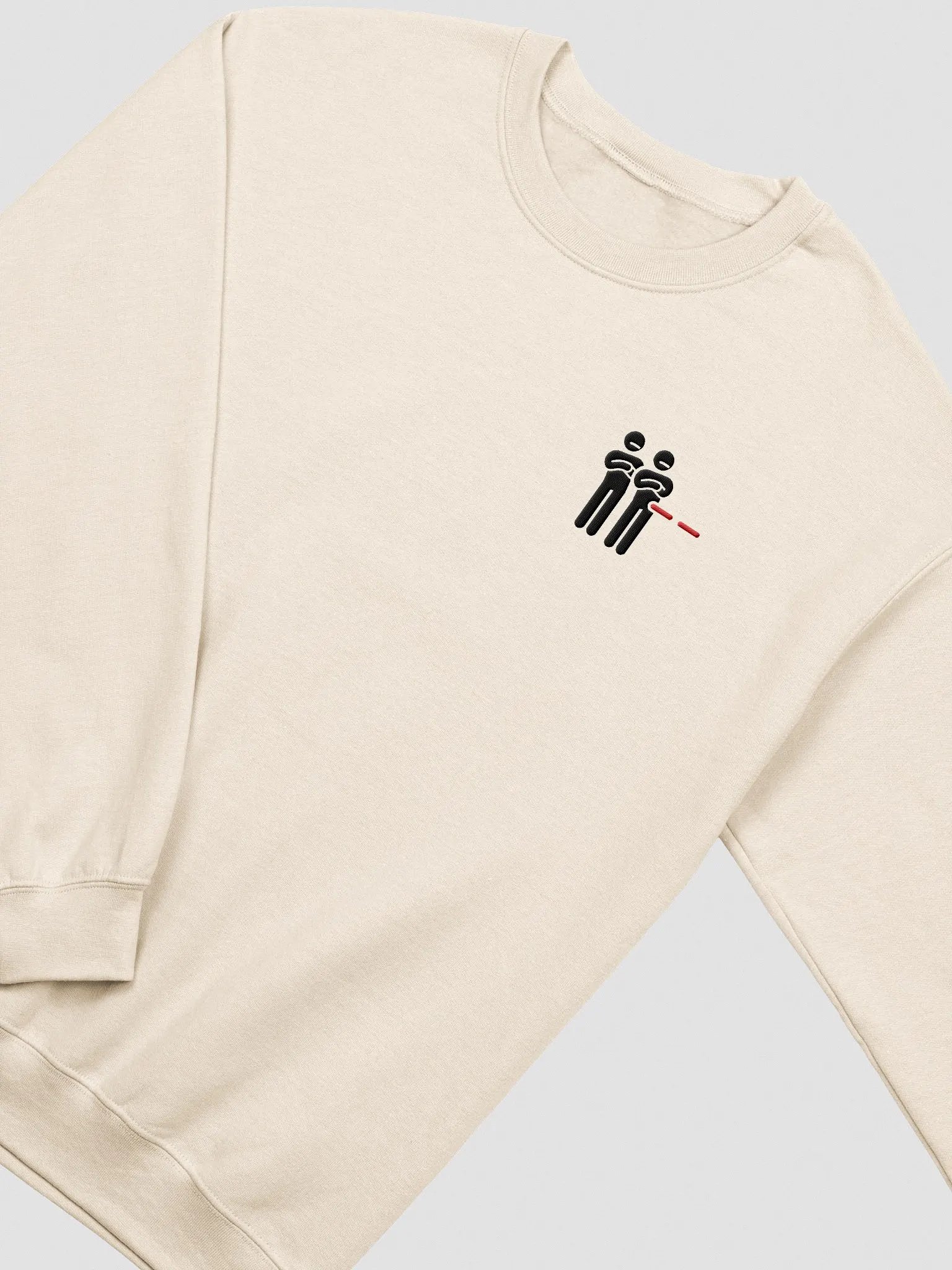 "Unimpressed" Embroidered Crewneck - Black Logo product image (13)