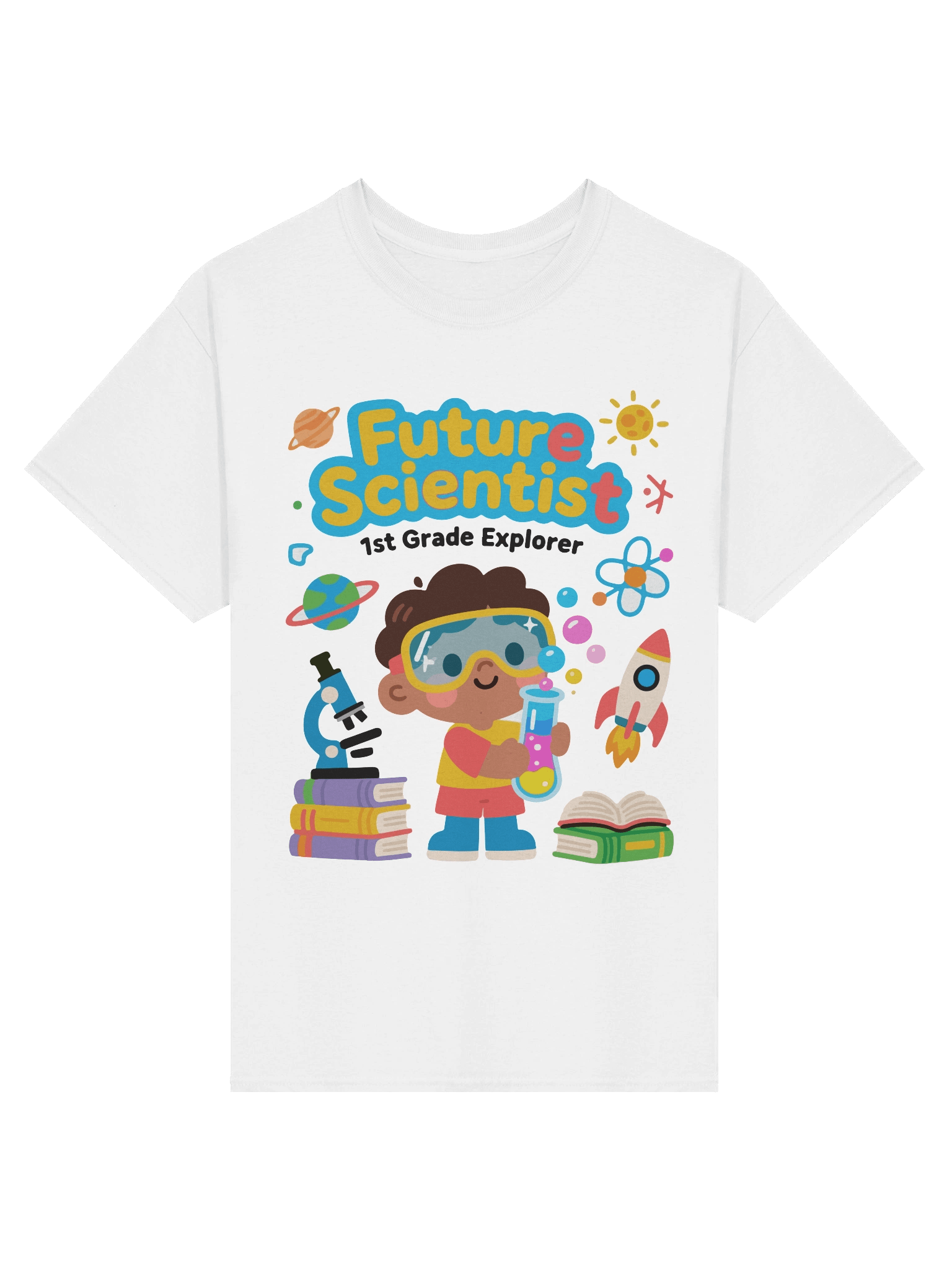 Future Scientist Back to School Shirt | 1st Grade Explorer Tee product image (1)