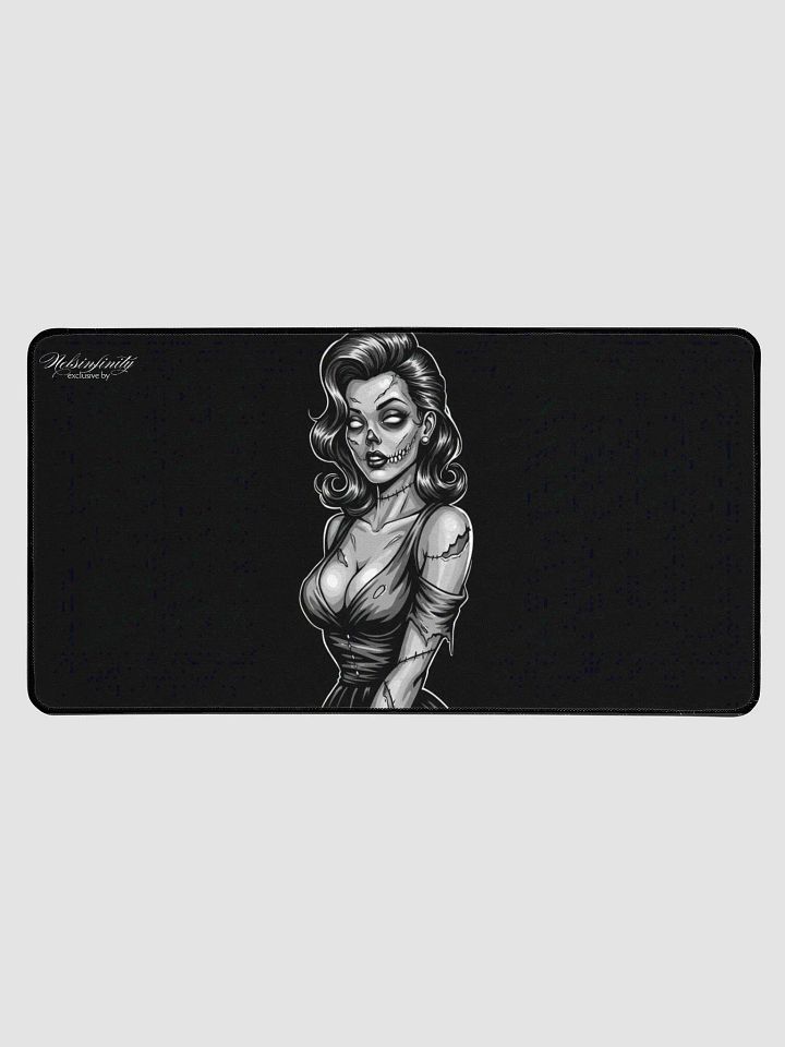 Zombie Pinup 10 Exclusive Black/White Edition Desk Mat product image (1)