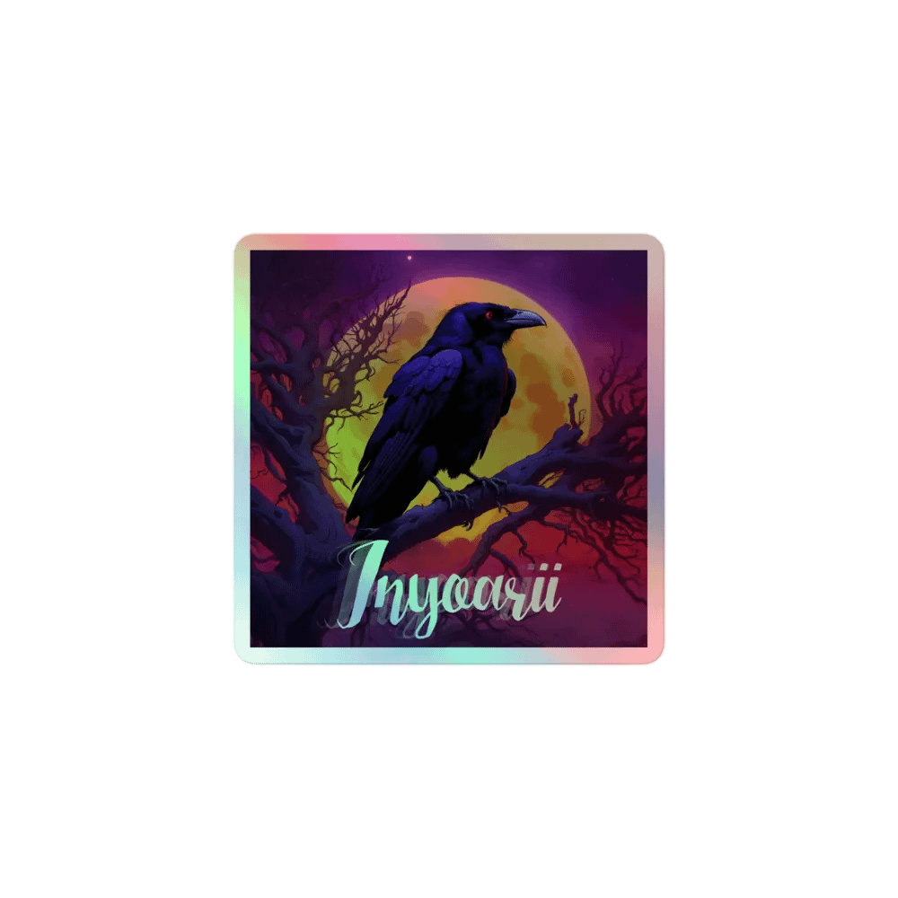 Holo Raven Sticker product image (1)
