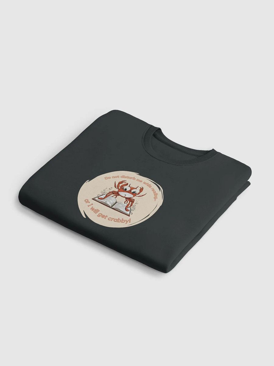 Do not Disturb Crab Book Lover Sweatshirt product image (11)