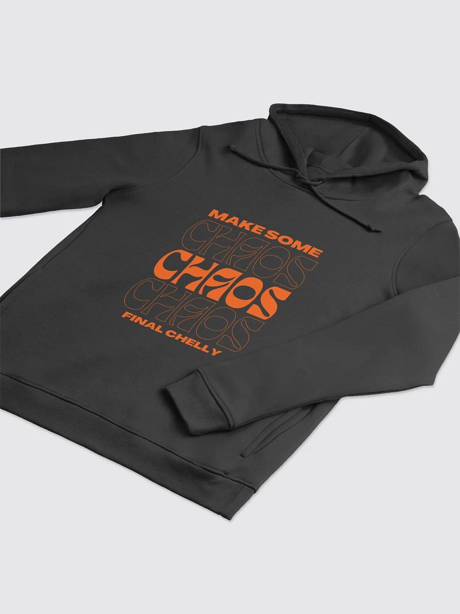 Make Some Chaos Organic Womens Printed Hoodie product image (3)
