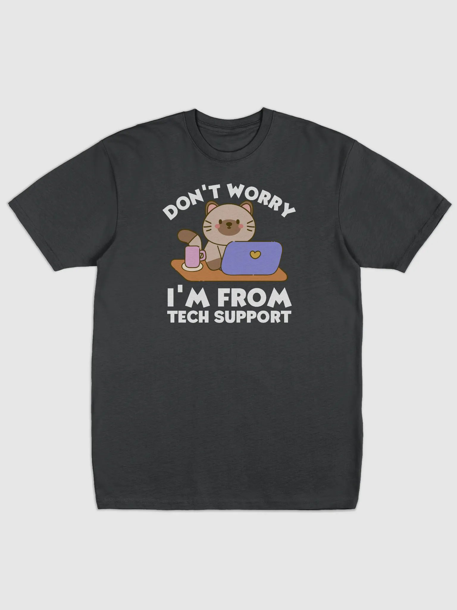 Cozy Cartoon Animal Laptop Tee product image (1)