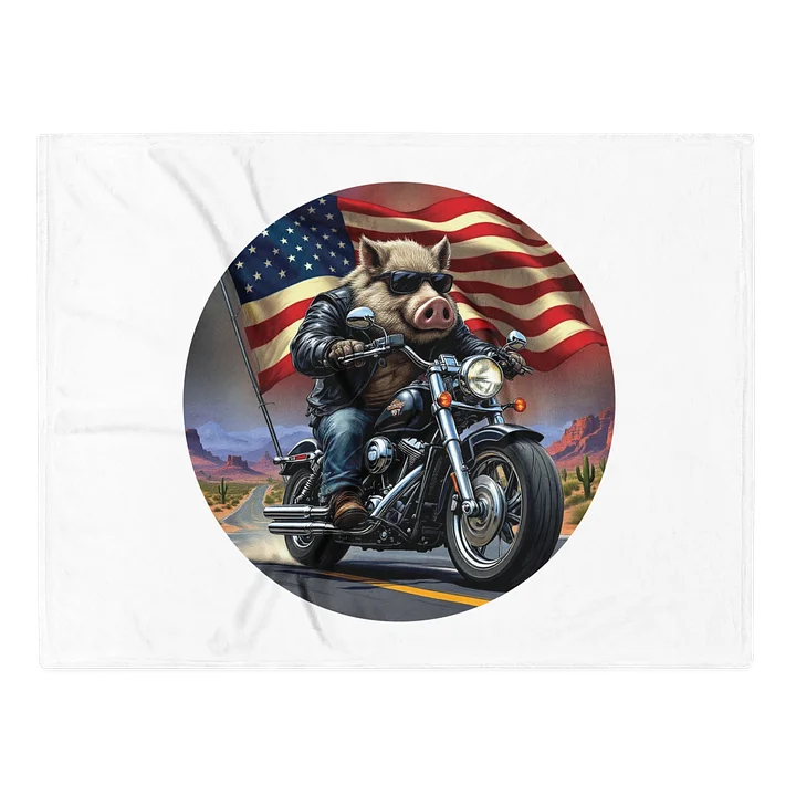 AEMP Printed Throw Blanket product image (2)