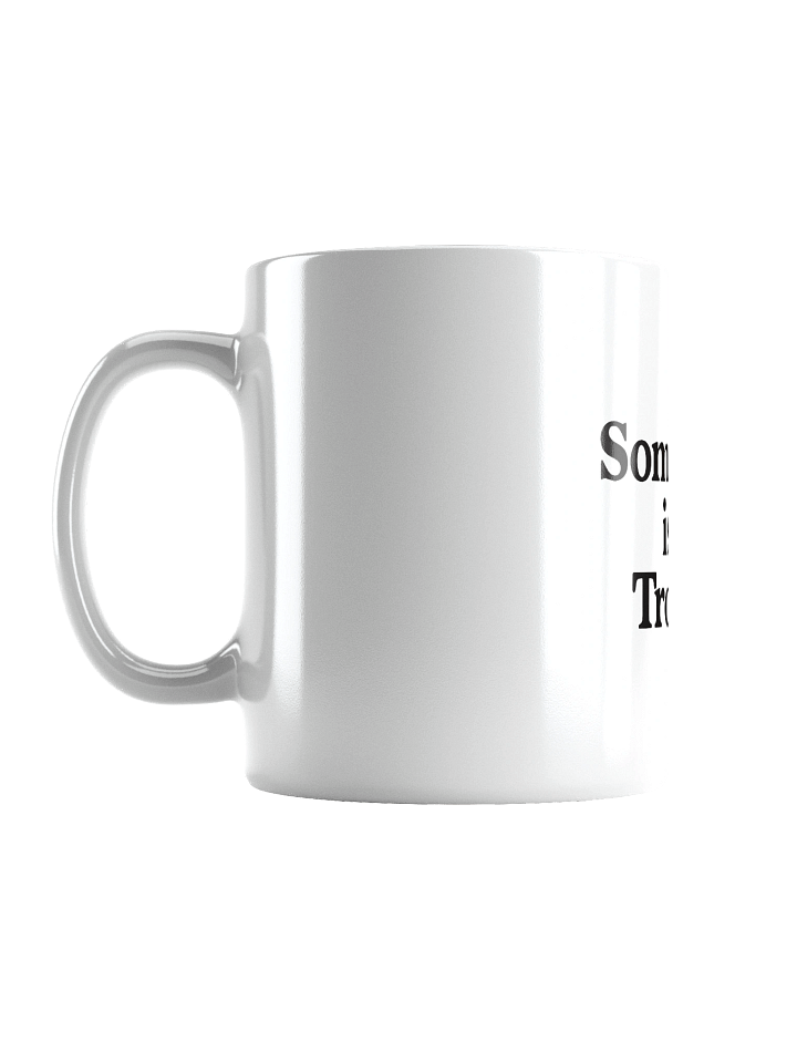 Bold Trouble White Mug product image (3)