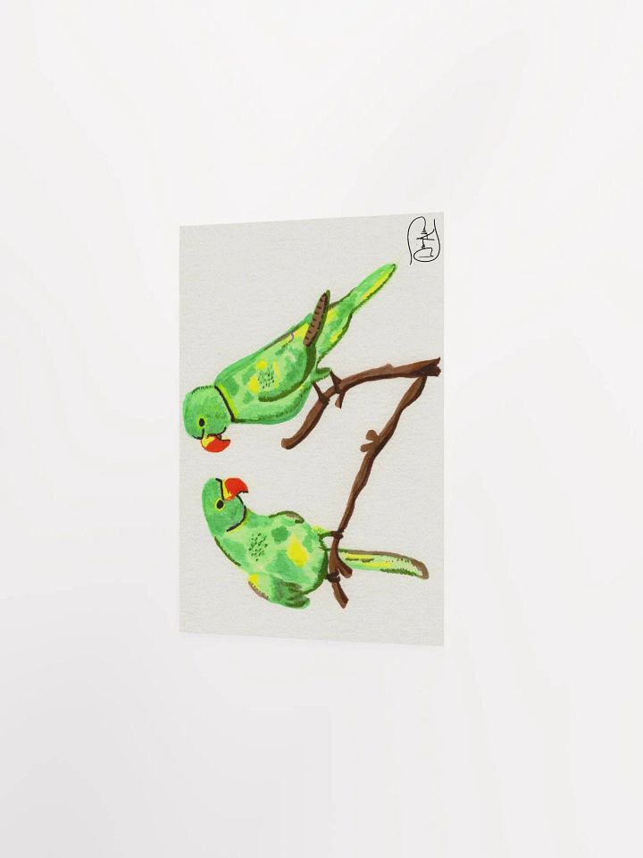Birbs at the Window Watercolour Print product image (2)