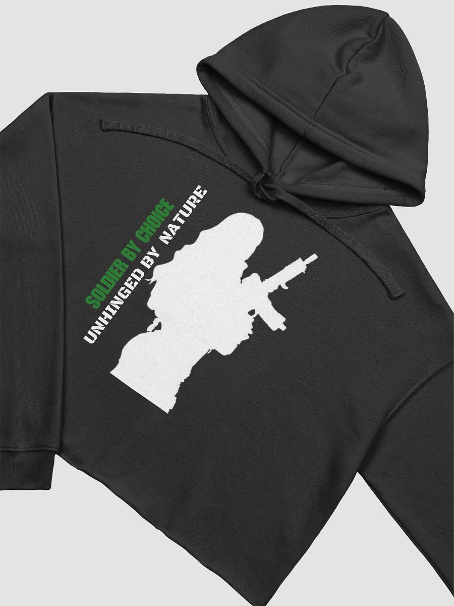 SOLDIER BY CHOICE CROP HOODIE product image (3)