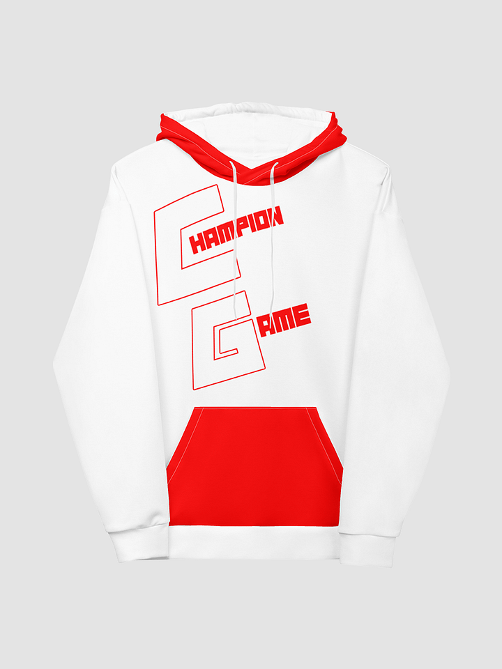 Red White Champion Game Hoodie product image (1)
