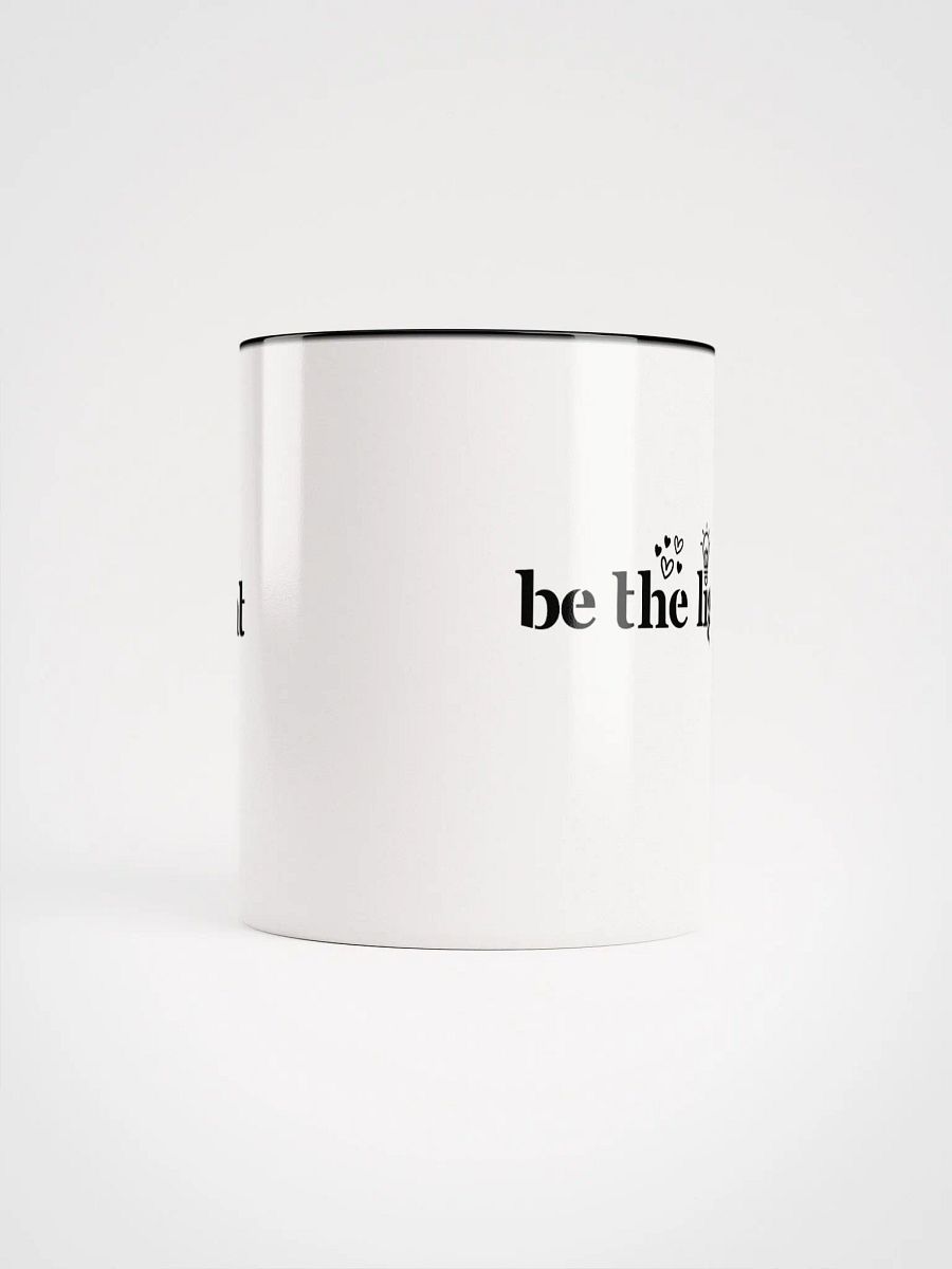 Be the Light Inspirational Ceramic Mug - White. product image (5)