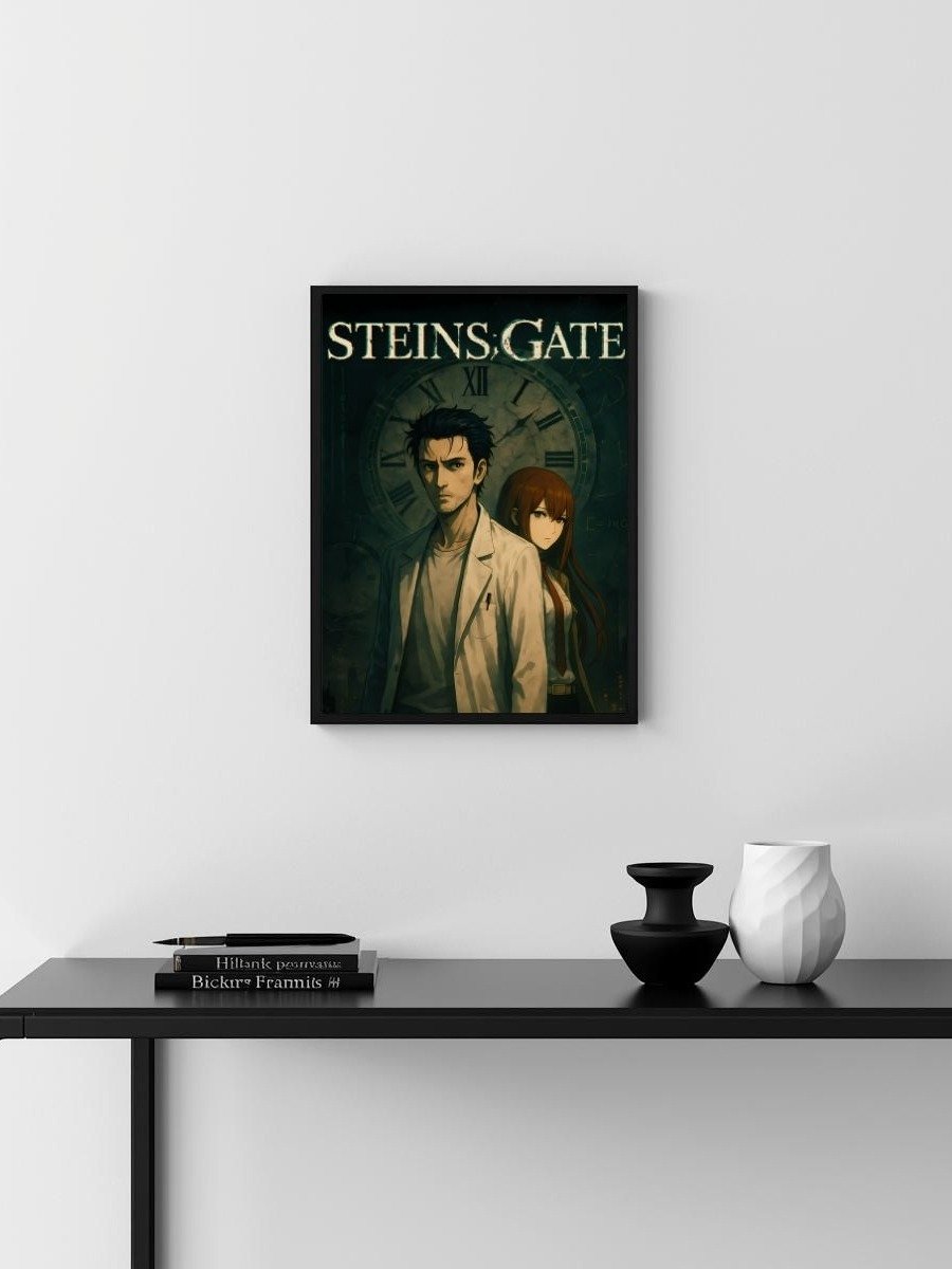 Steins;Gate – Okabe & Kurisu Timebound Resolve – 8x10 Metal Print product image (3)