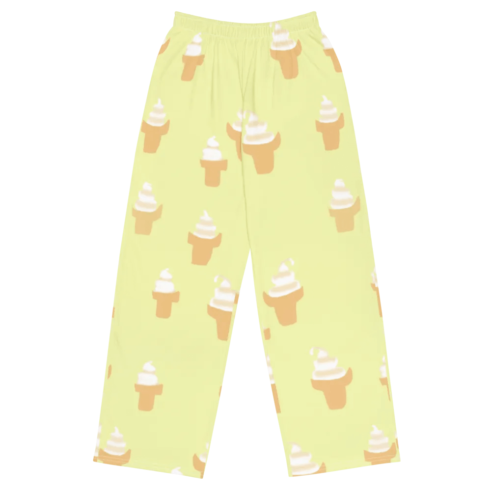 Ice Cream Cone Pattern Wideleg Pants product image (2)