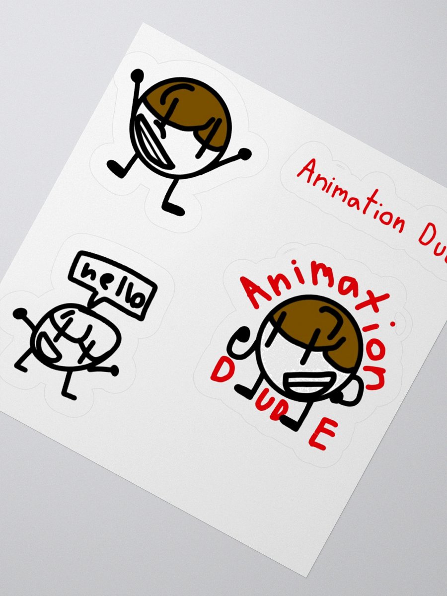 animation dude sticker sheet product image (2)