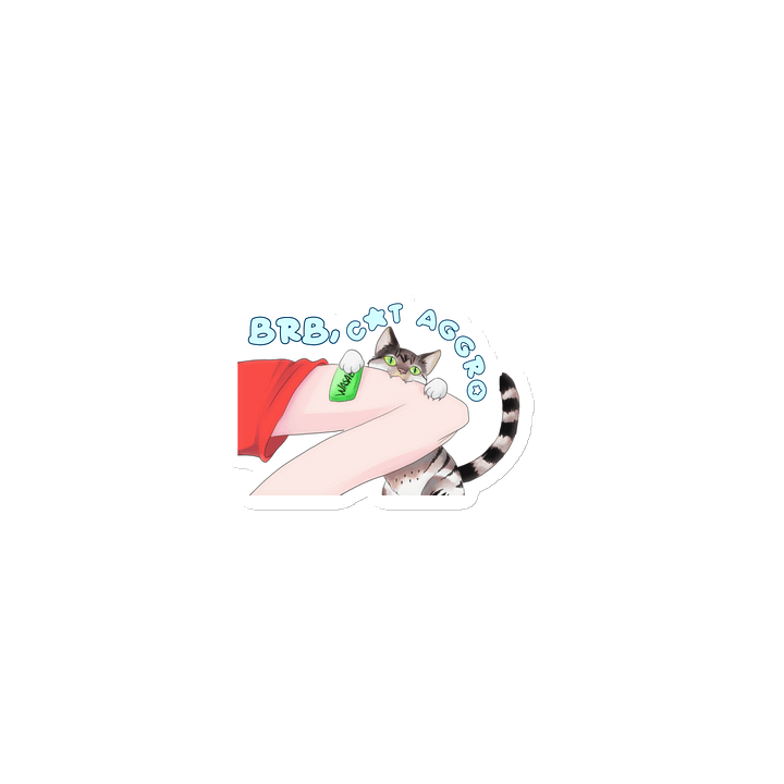 BRB, Cat Aggro - Die-Cut Magnet product image (1)